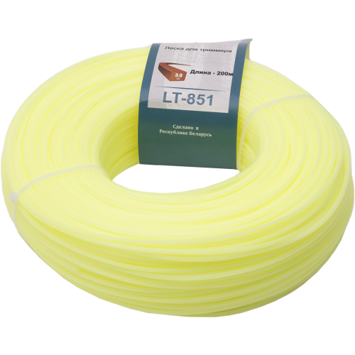 Леска для триммера MITA сечение квадрат диаметр 3,0 мм, моток 200 м, ЛТК 030200 MITA