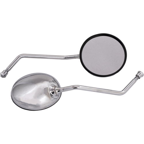 Зеркала (055) MZ250 круглые хром большие выпуклые 10мм