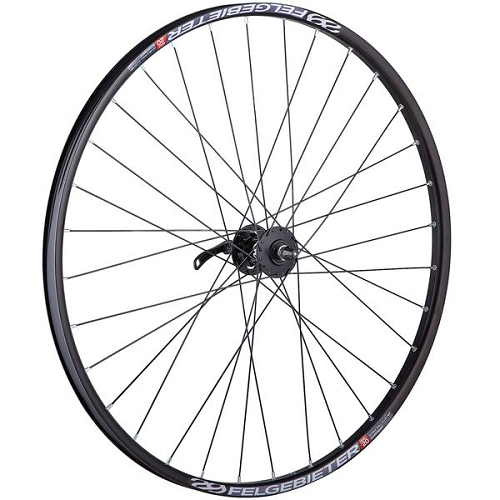 Колесо 29" переднее, двуст. пист. обод, 32сп, втулка KT-SN3F алю., диск