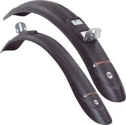 Комплект крыльев SKS-10100 Beavertail-Set, 26", 0-10100, пластик черные (Германия)