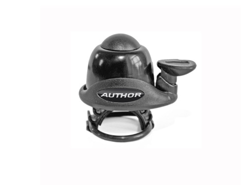 Звонок 8-16311110 алюм./пласт. AWA-60-Blk мини резин. крепл. (10) черный AUTHOR