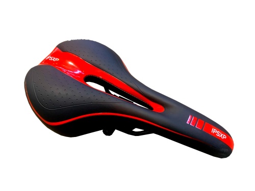 Седло 26" спортивное "MEIDE" узкое с отверстием рельефное. цвета в ассортименте.
