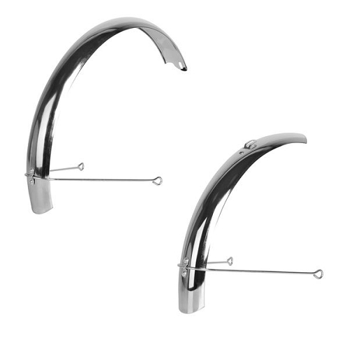 Комплект щитков 18" (перед и зад) хром