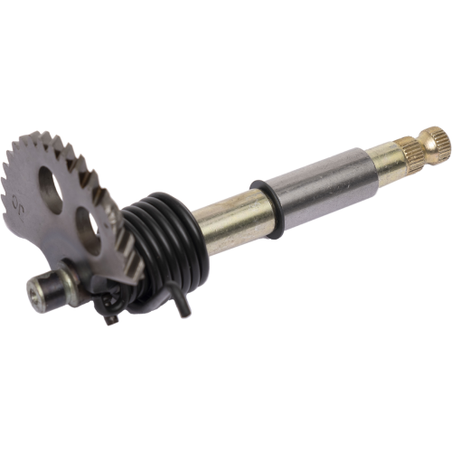 Вал кикстартера GY6-150 (157мм) с сектором,пружиной
