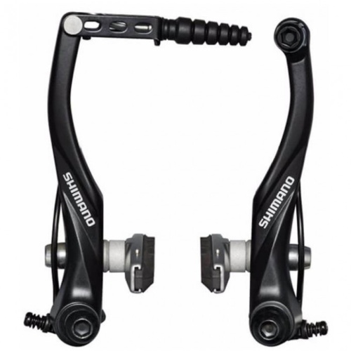 Тормоз v-brake Shimano Alivio, T4000, пер, колодки S65T, черн.