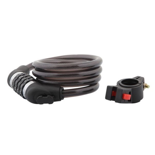 Замок, трос спиральный, кодовый диам.12х120см