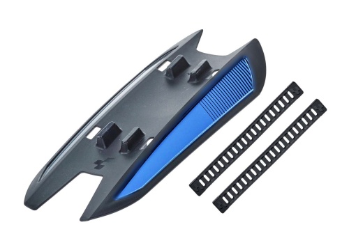 Крыло на нижнюю трубу рамы, CUBE/RFR Cubeguard JUNIOR Downtube черный&синий