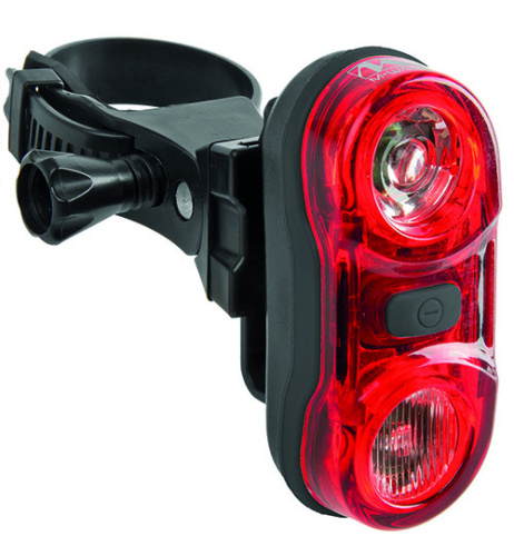 Фонарь 5-221037 задний 2д. повыш. ярк. 0,5W/3ф. вращ. красный (100) с батар. HELIOS 3.2 M-WAVE