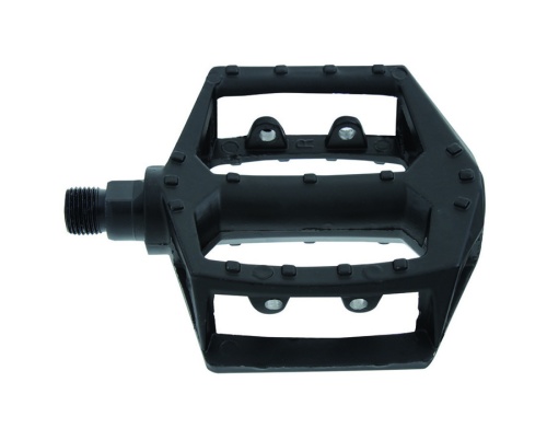 Педали 5-311348 алюм. литые широкие, 87х94мм, 385г/пара, черные