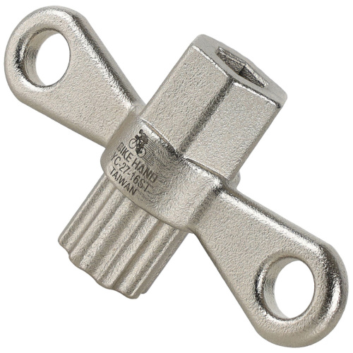 Съемник/насадка 6-230057 YC-27-16ST для снятия колпачка шатуна кареток систем SHIMANO, SRAM® и RaceFace, 16мм ключ, сталь BIKEHAND