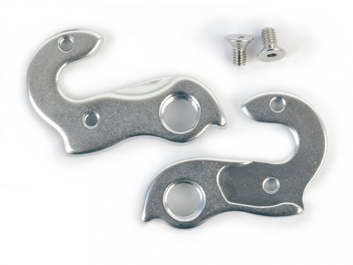 Держатель 8-39710107 "петух" A 2033/2   (шоссе/карбон, CA 5500, CA 6600) для заднего перекл. серебр. AUTHOR