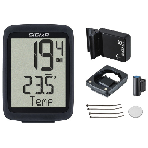 Велокомп. 4-010211 BC 10.0 WL ATS 10 функций, БЕСПРОВОДНОЙ, черный SIGMA NEW