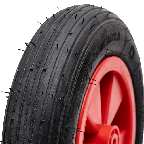 Колесо для ручных тележек в сборе 3,00-8 Л-369 с ободом под втулку 12 мм