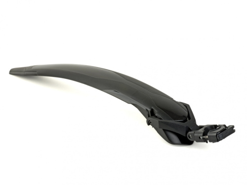 Крыло 8-16150540 пластик. 26-29' X-Shield заднее длина 550+80мм ширина 90мм б/съемн. крепление черное AUTHOR