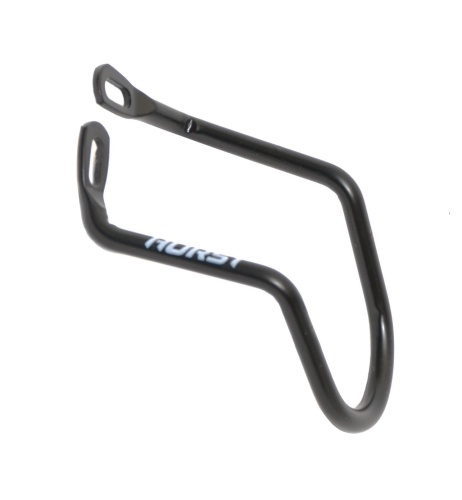 Защита заднего переключателя, 00-170329, крепление на два болта к раме, сталь, черная HORST