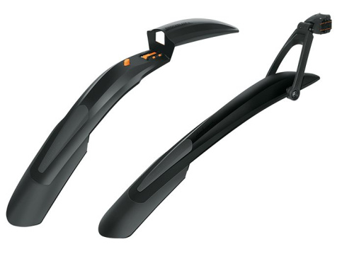 Крылья 0-11389 пластик. SKS-11389 комплект SHOCKBLADE+X-BLADE 29"  DARK  черные  (Германия)