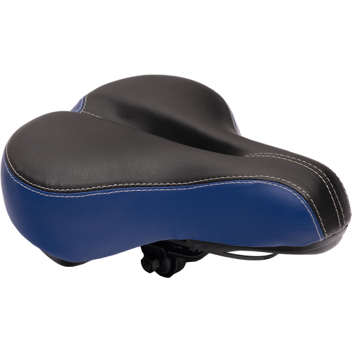 Седло HORST, 00-171701 комфорт 250х210мм с вентил. с замком, эластомер. черно-синее