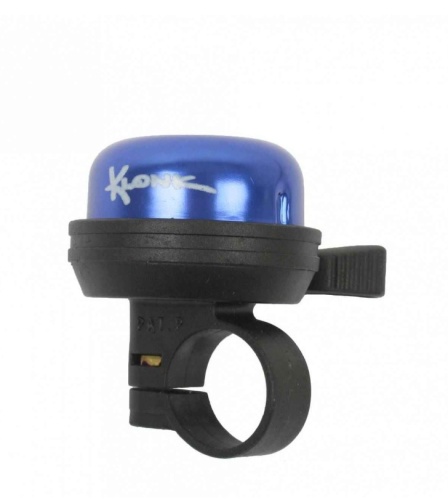 Звонок, механический, KLONK, синий, 10458