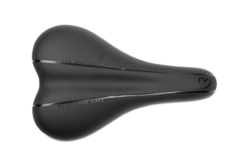 Седло RFR Trekking, треккинговое Комфорт гелевое с выемкой черное
