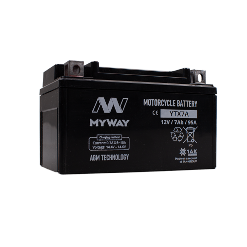 AKБ MYWAY BIKE YTX7A (150х87х94)