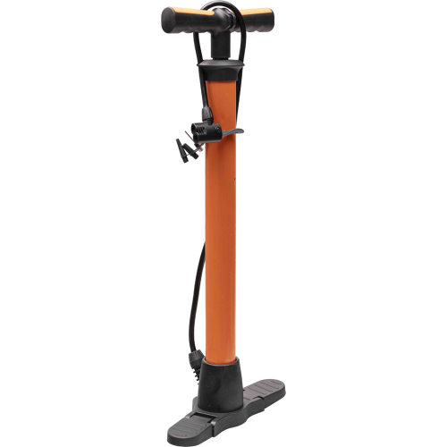 Насос напольный YW-QT-008, 580х40мм, корпус сталь, ручка пласт. 2-я головка, в комплекте насадка для матрасов, игла для мячей