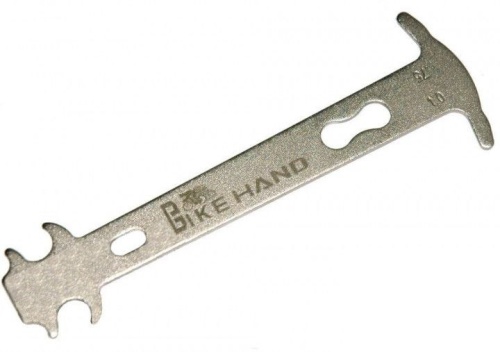 Цепеметр BIKEHAND YC-503, 6-14503  механический индикатор 0,75/1% износа серебр.