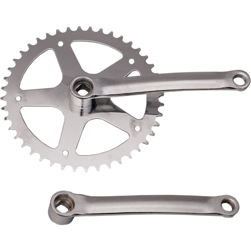 Шатуны (007) комплект под квадрат, 44 зуба, длина170мм,  аналог Stels, хром