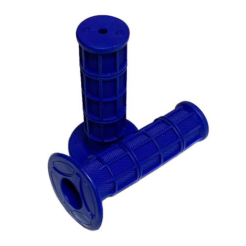 Ручки руля СИЛИКОН "Waffle Grips" (крос. мото) СИНИЕ
