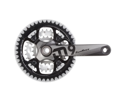 Шатуны Sunrace FCM910.LBDD.SS0.BX, 40-30-22T 175мм, 06-201209, M910 9S, кв, черн, инд.уп