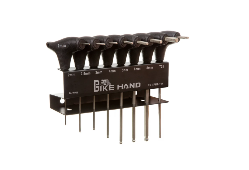 Набор шестигранников Bike Hand YC-TPHB-T25, 8 шт + подставка.