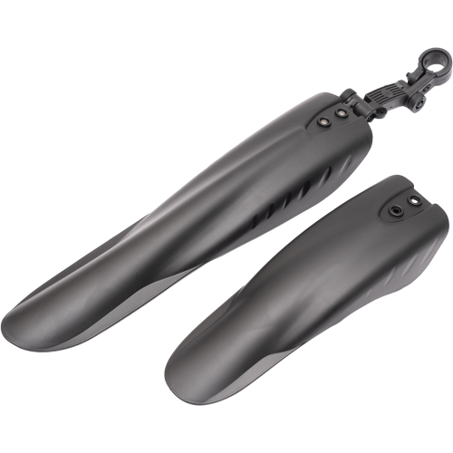 Крылья пластиковые (005) 26", черные, состоят из трех частей (комплект)