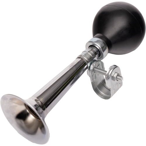 Звонок для велосипеда (005) "Дудка" металлическая, хром, 7"  (уп-ка 130,150 и 200 шт)