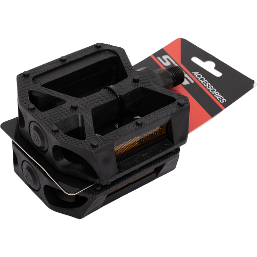 Педали FP-850, ось 9/16", пластик, черные