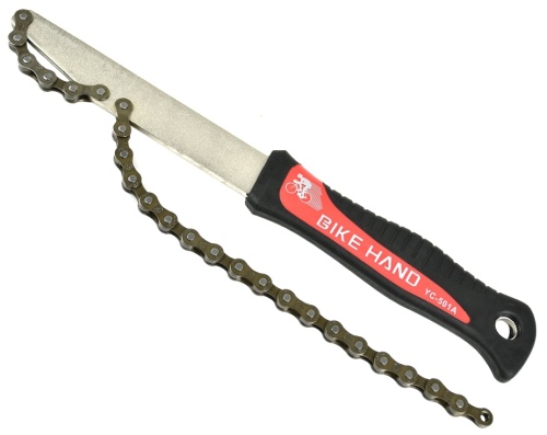 Хлыст BIKEHAND YC-501A, 6-14501, для снятия кассет 7-9 ск., 1/2х3/32, сталь