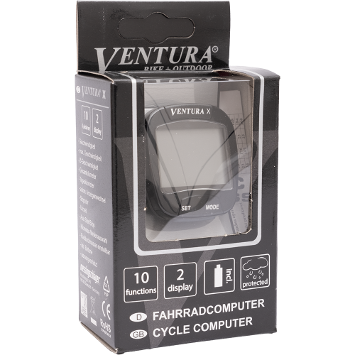 Велокомп. 5-244550 10 ф-ций черный VENTURA Х