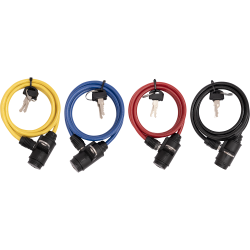 Замок 5-233828 вело 6х1000мм цвета в ассорт. (12)