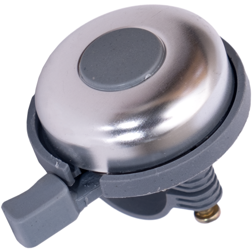 Звонок 00-170692 алюминий/пластик D=45мм серебр.-серый