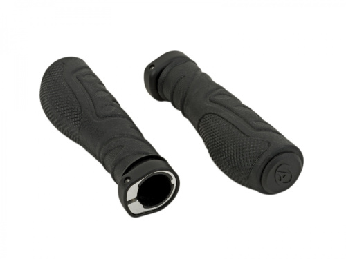 Ручки 8-33452041 на руль AGR Griplock Ergo R20-E 135мм резин.материал D2 эргон. 2-х комп. с фикс. 140гр. (50) черные AUTHOR