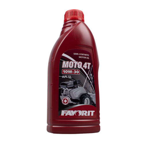 Масло моторное полусинтетическое для четырехтактных двигателей 1 л FAVORIT MOTO 4-T SAE 10W-30 API SL
