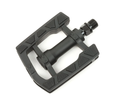 Педали AUTHOR APD-198-Cmp-EPB, 8-34001015, пластик, с резин. накладками, облегч. 262г, черные