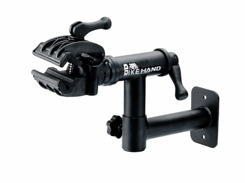 Стенд/держатель 6-210116 вело YC-116 зажим для ремонта с монтажом на стену. черный BIKEHAND