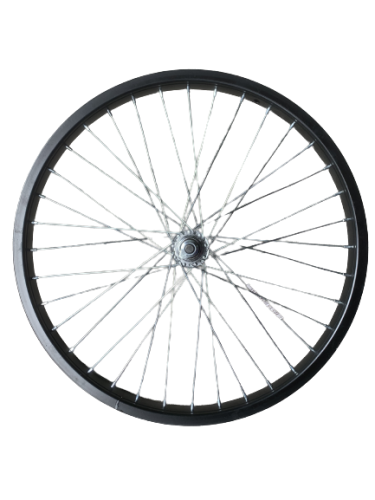 Колесо 20" переднее, SF-HB03F, 36 отв., 3/8" (гайка), 1 ск., одностеночный (черный), Forward