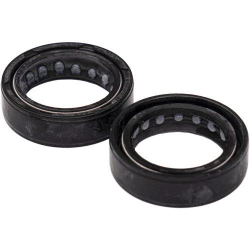 Сальники (пара) (27х37х10,5 - 2 пруж.) передней вилки Alpha