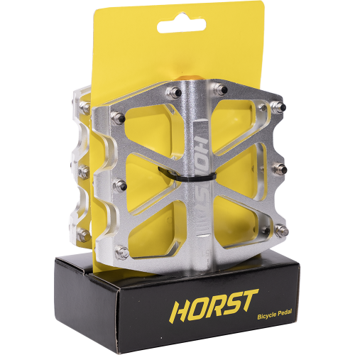 Педали 00-170847 алюм. H518 широкие, ось Cr-Mo с 4-мя герм. промподш. смен. шип. 91*101*11мм, 340 г 