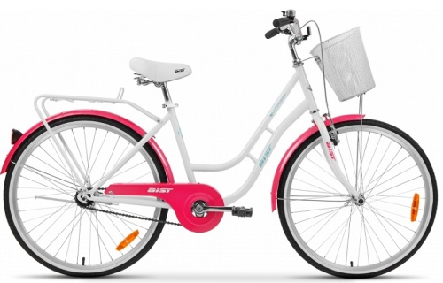 Велосипед AIST  Avenue 26  бело-розовый 2022 4810310020171