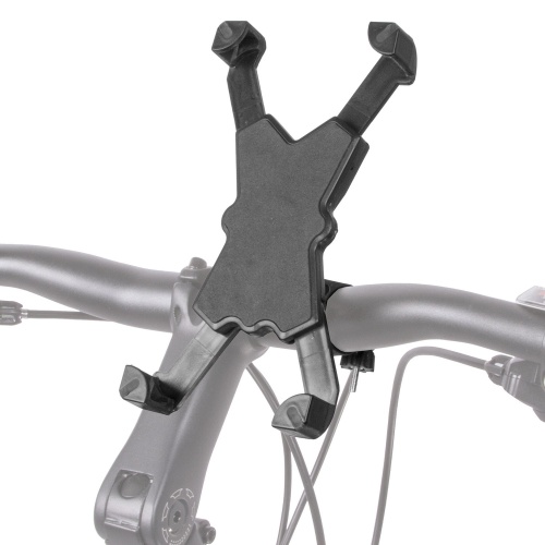 Держатель для смартфона 5-122411 ABC пласт. 55х116х12 до 90х180х12мм вращ.360, крепл. на руль 22.2-3