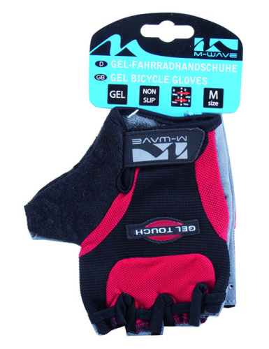 Перчатки 5-719936 гель/лайкра  дышащ. антискольз. вставки р-р L (5) цв. в ассорт. с петелькам M-WAVE