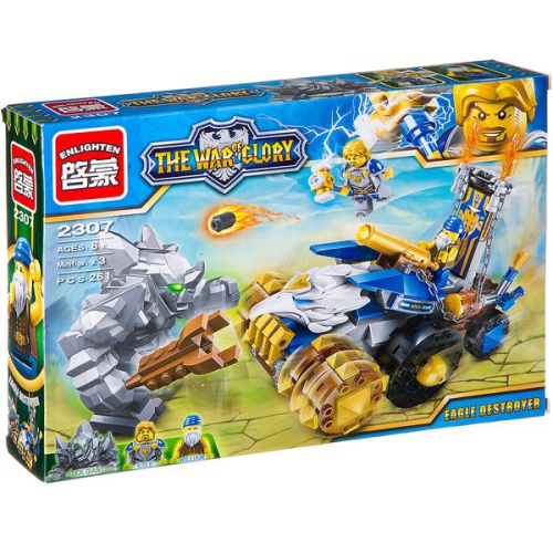 Конструктор ENLIGHTEN 261 деталей Атакающий автомобиль 2307