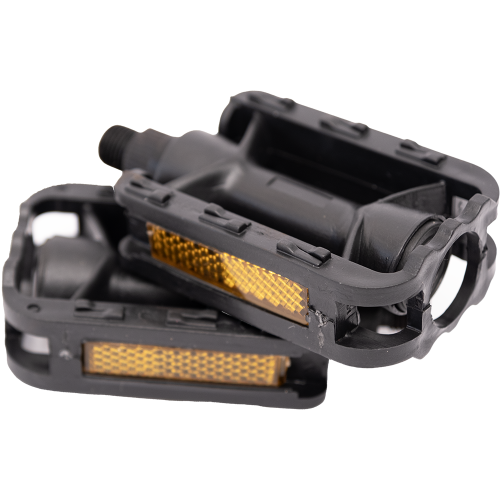 Педали, 5-311030, пластик, с отражат., 1/2" детские, 56*83мм, черные