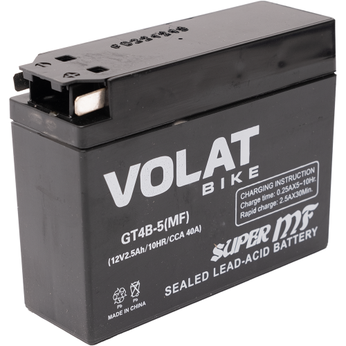 АКБ 2.5Ah Volat GT4B-5 (MF) R+
